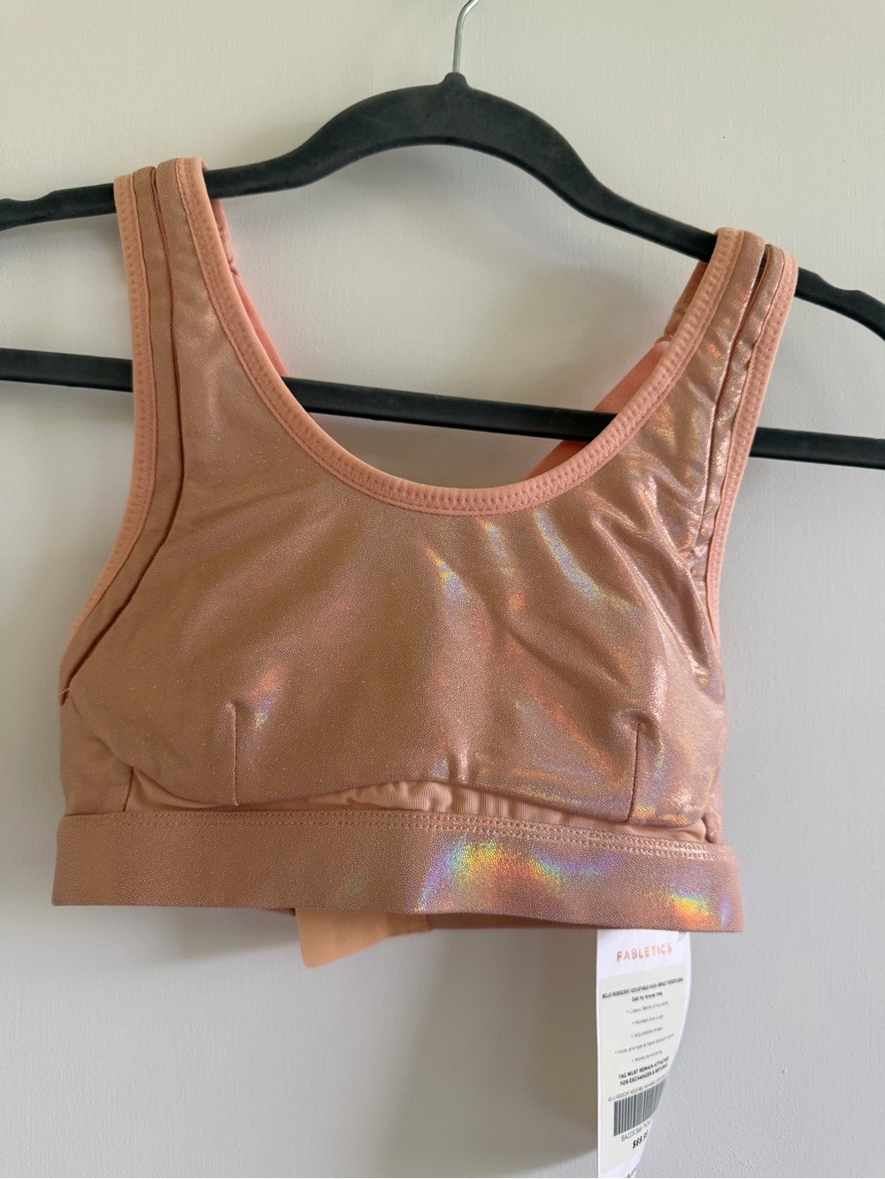 Fabletics sports bra new nwt activewear workout gym
